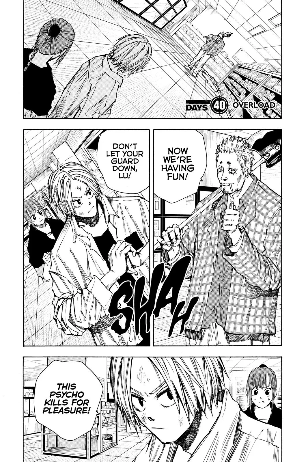 Sakamoto Days Chapter 40 – Page 1