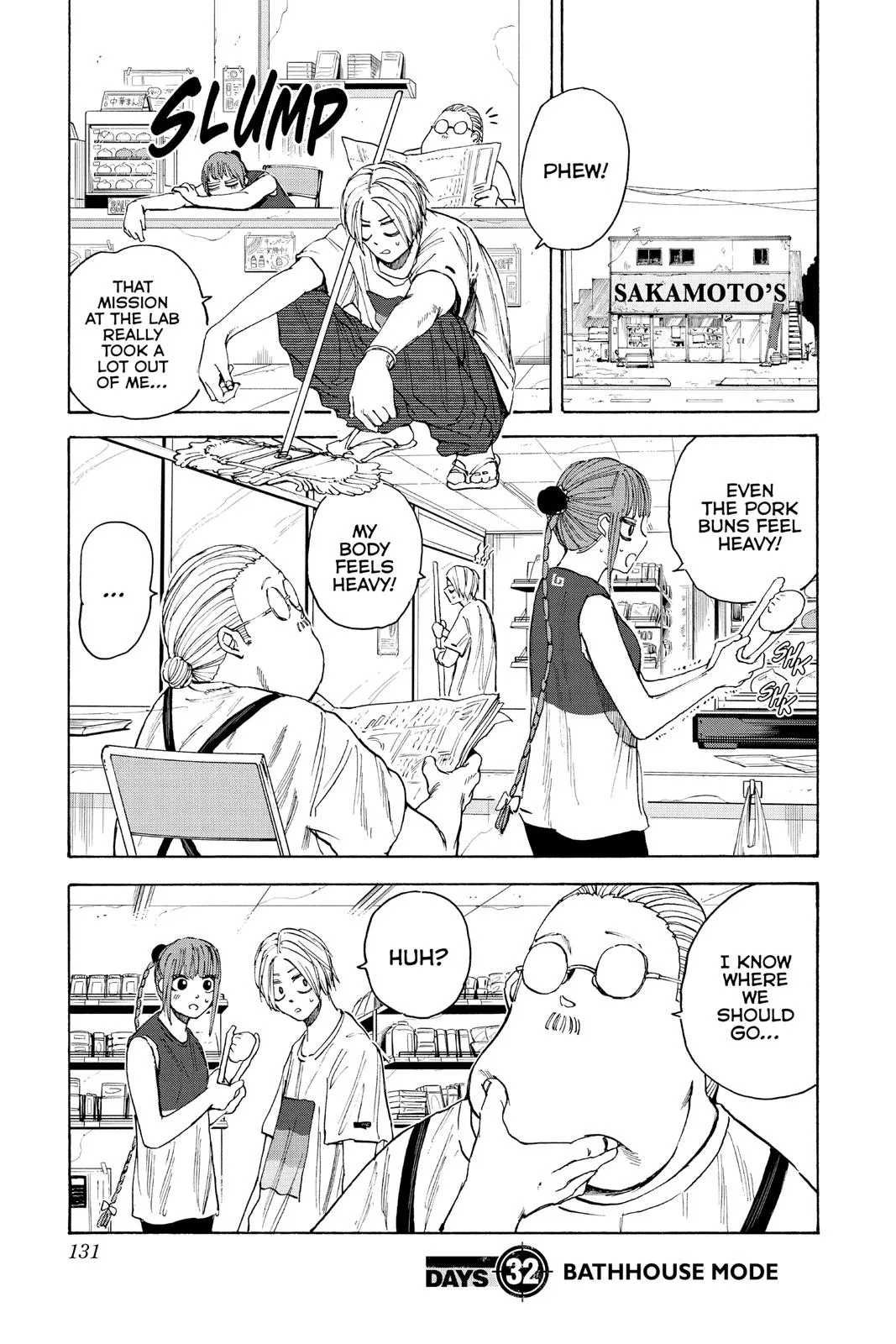 Sakamoto Days Chapter 32 – Page 1