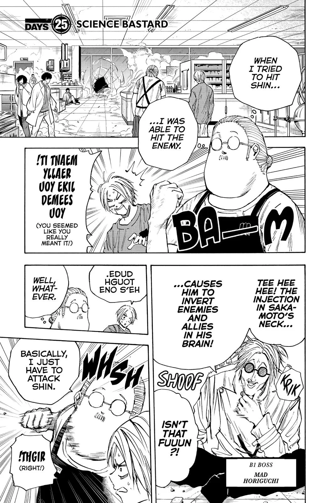 Sakamoto Days Chapter 25 – Page 1
