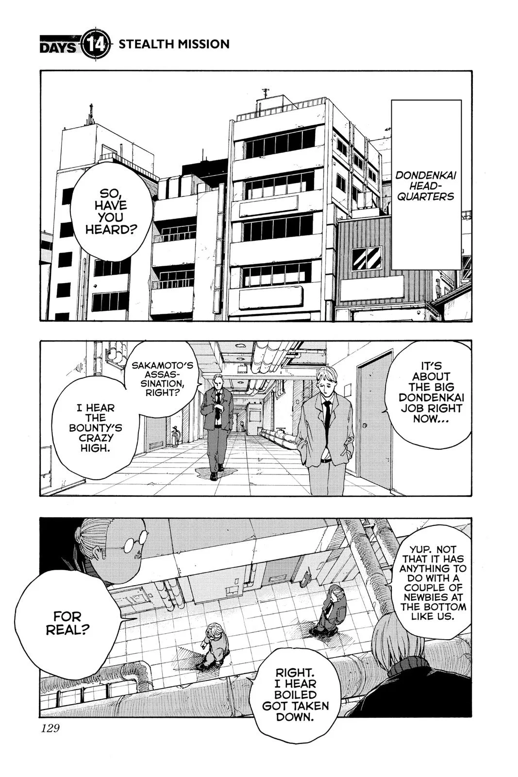 Sakamoto Days Chapter 14 – Page 1
