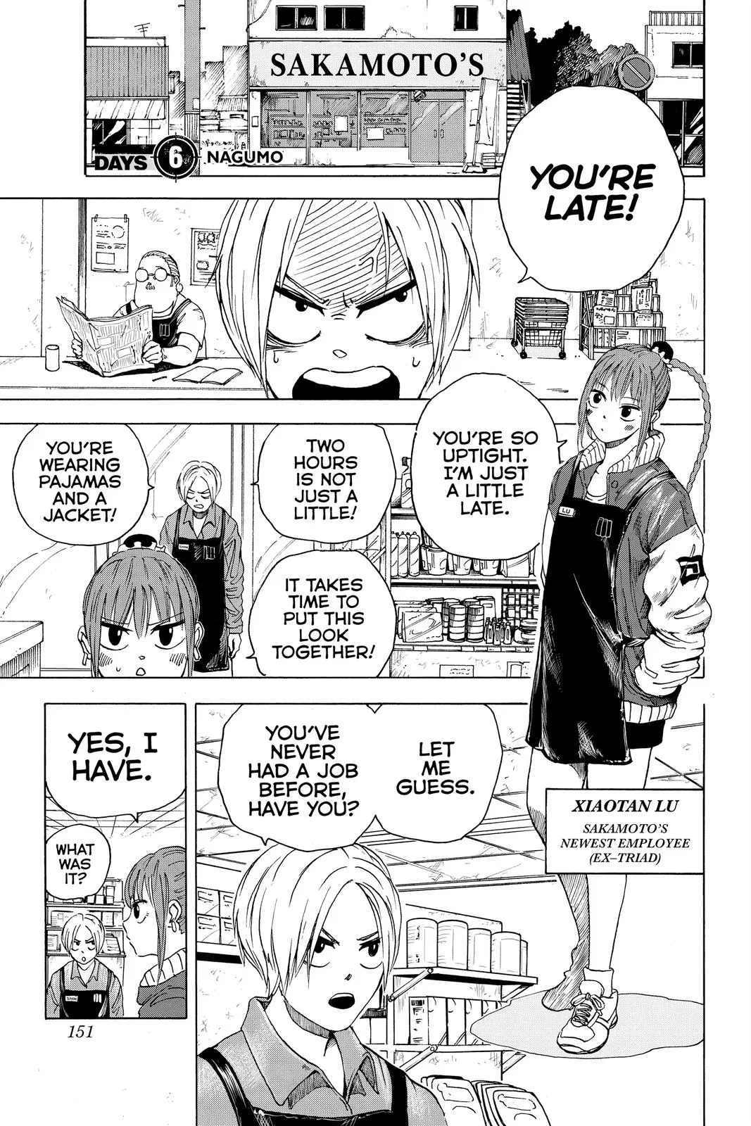 Sakamoto Days Chapter 6 – Page 1