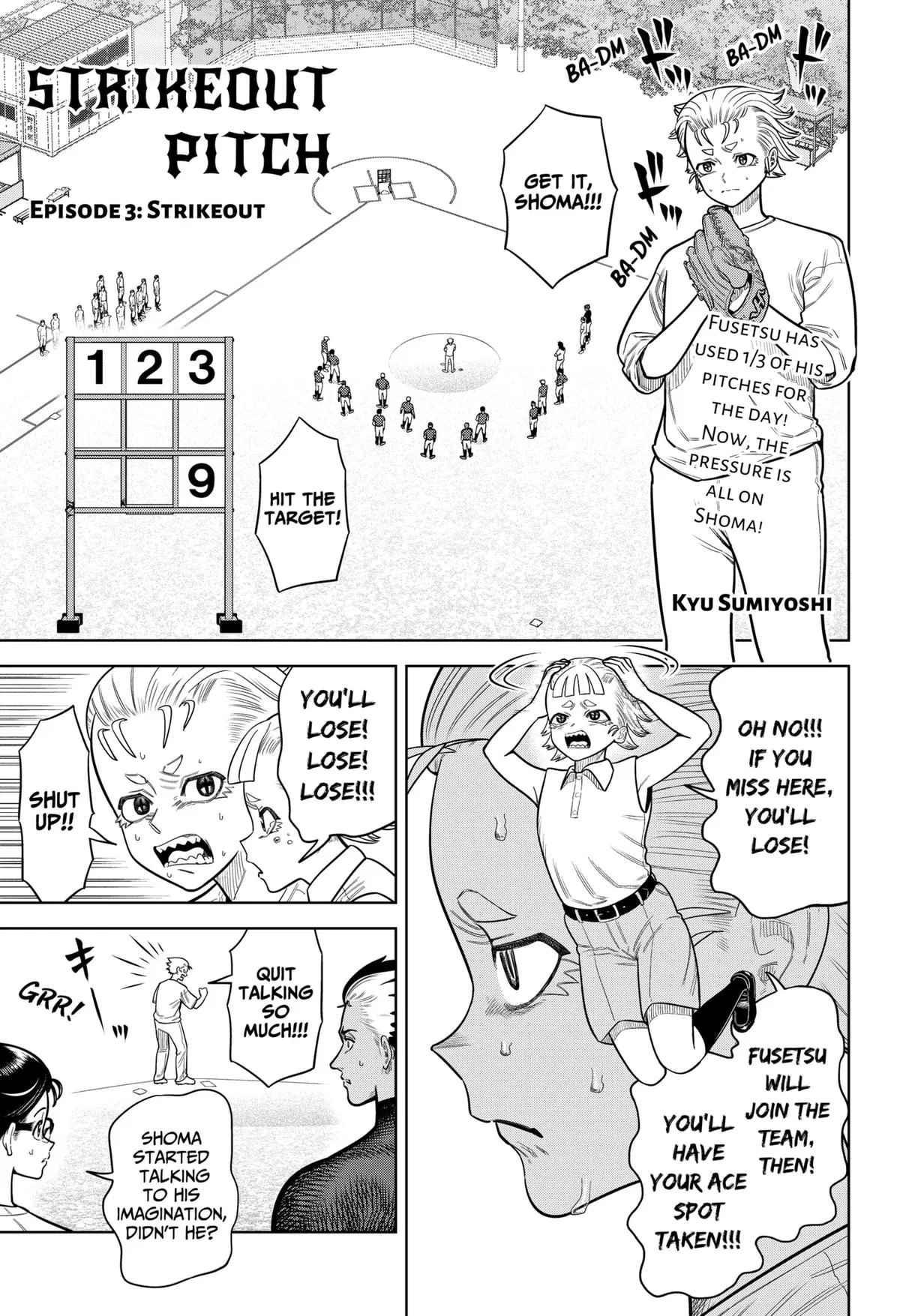 Strikeout Pitch Chapter 3 – Page 1