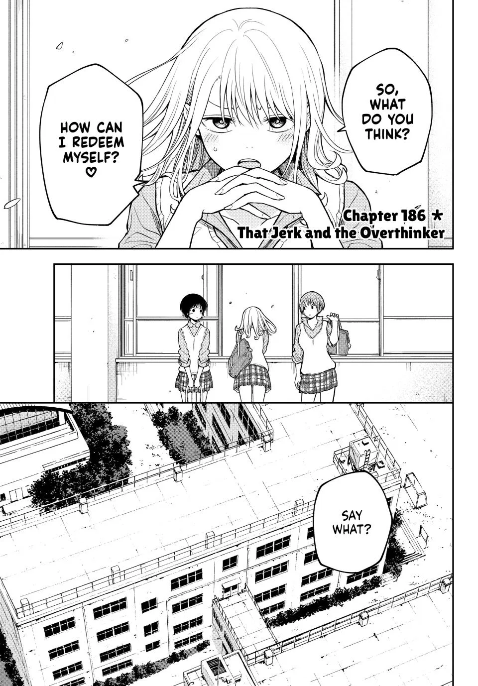 Kuroiwa Medaka is Proof Against My Cuteness & My Charms Are Wasted On Kuroiwa Medaka Chapter 186 – Page 1