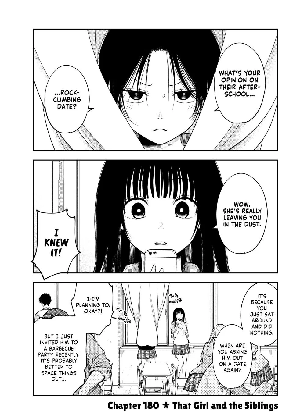 Kuroiwa Medaka is Proof Against My Cuteness & My Charms Are Wasted On Kuroiwa Medaka Chapter 180 – Page 1
