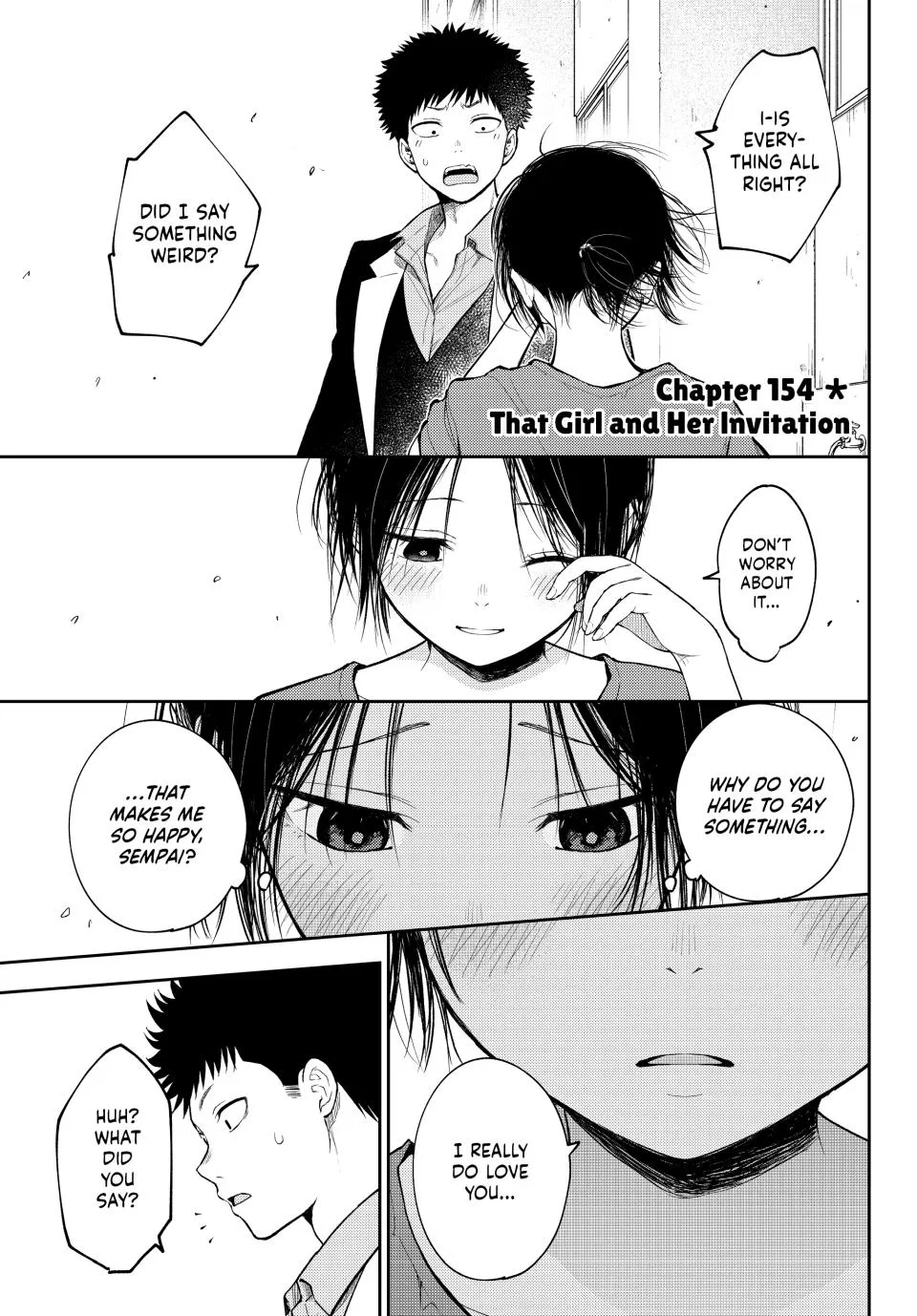 Kuroiwa Medaka is Proof Against My Cuteness & My Charms Are Wasted On Kuroiwa Medaka Chapter 154 – Page 1