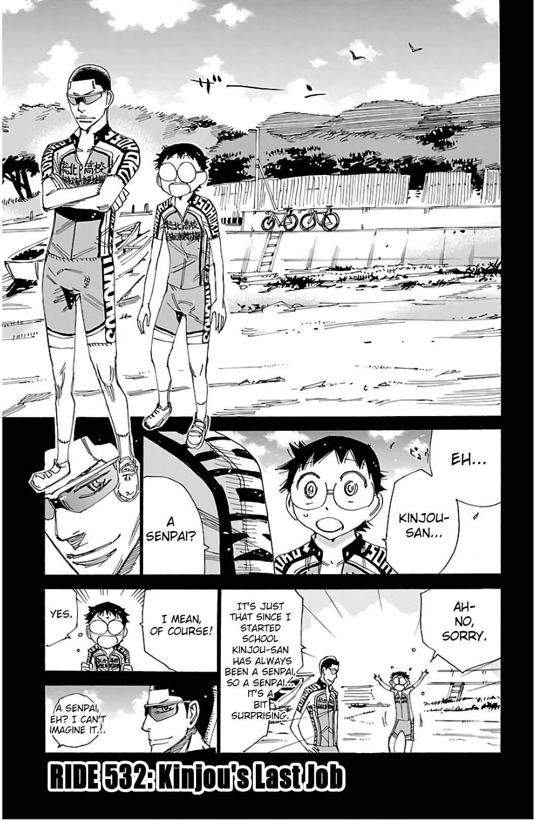 Yowamushi Pedal Chapter 532 – Page 1