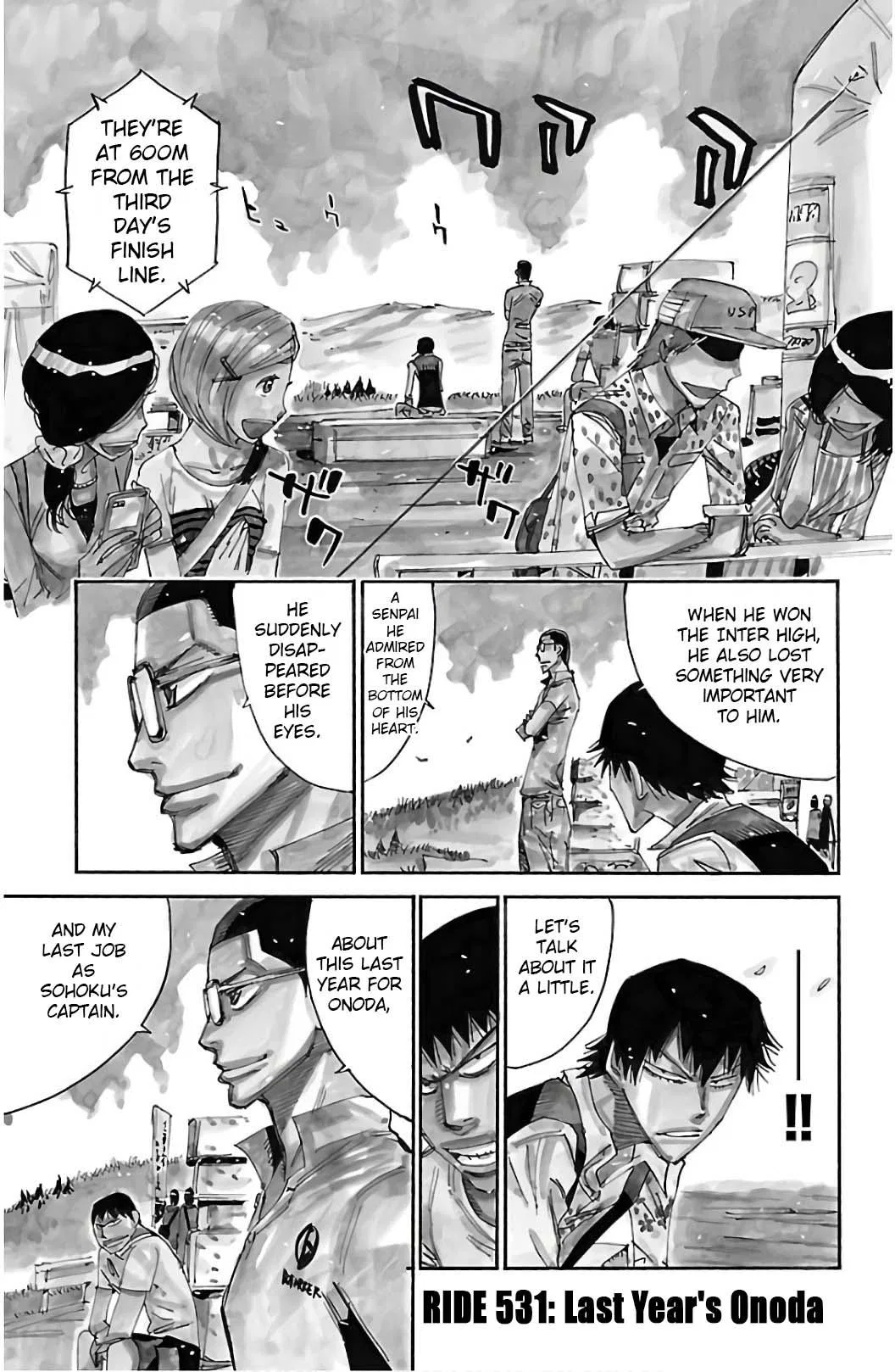 Yowamushi Pedal Chapter 531 – Page 1