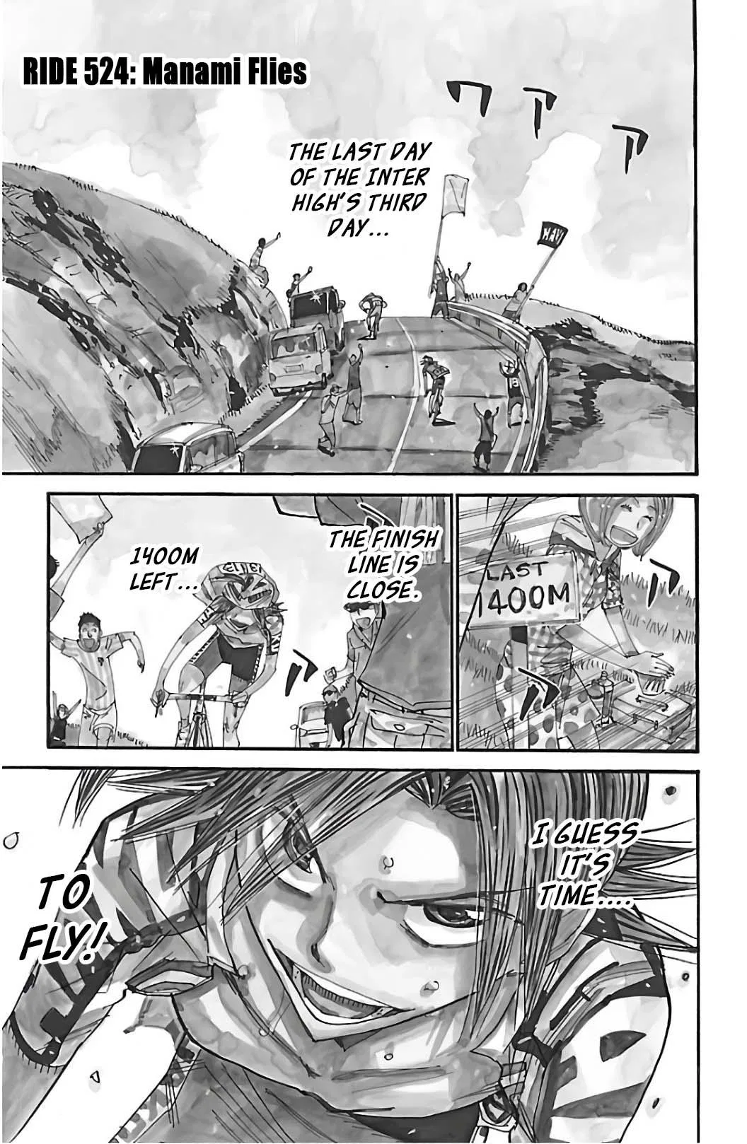 Yowamushi Pedal Chapter 524 – Page 1