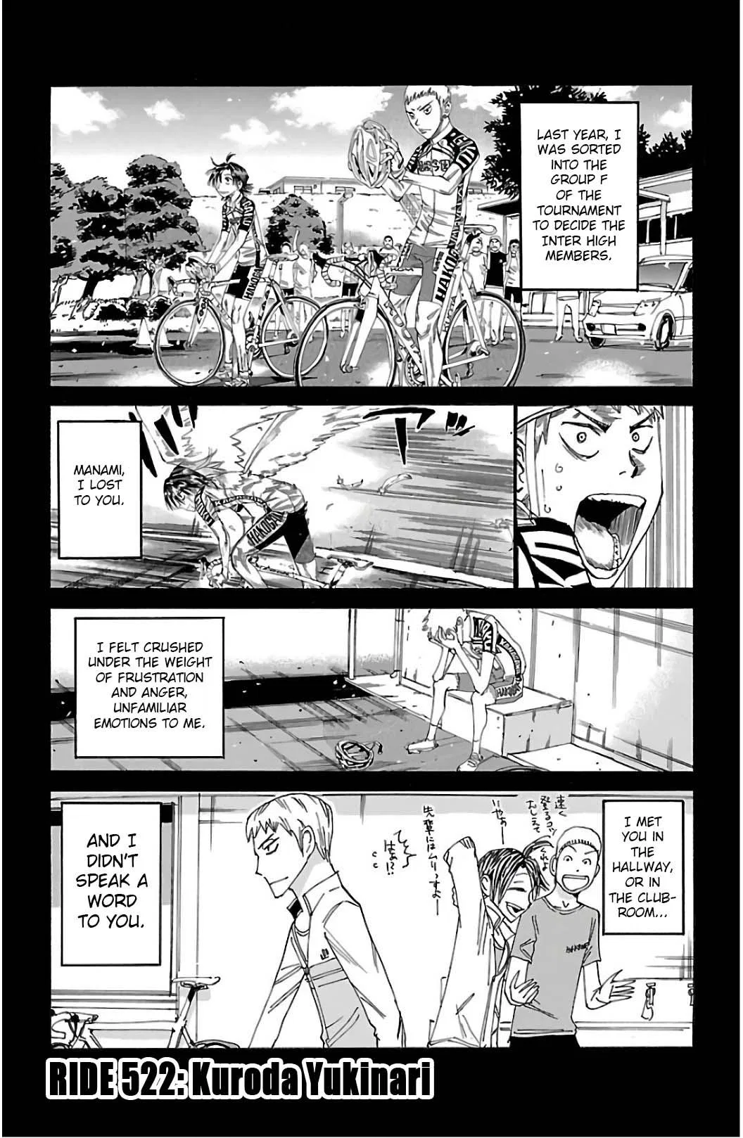 Yowamushi Pedal Chapter 522 – Page 1