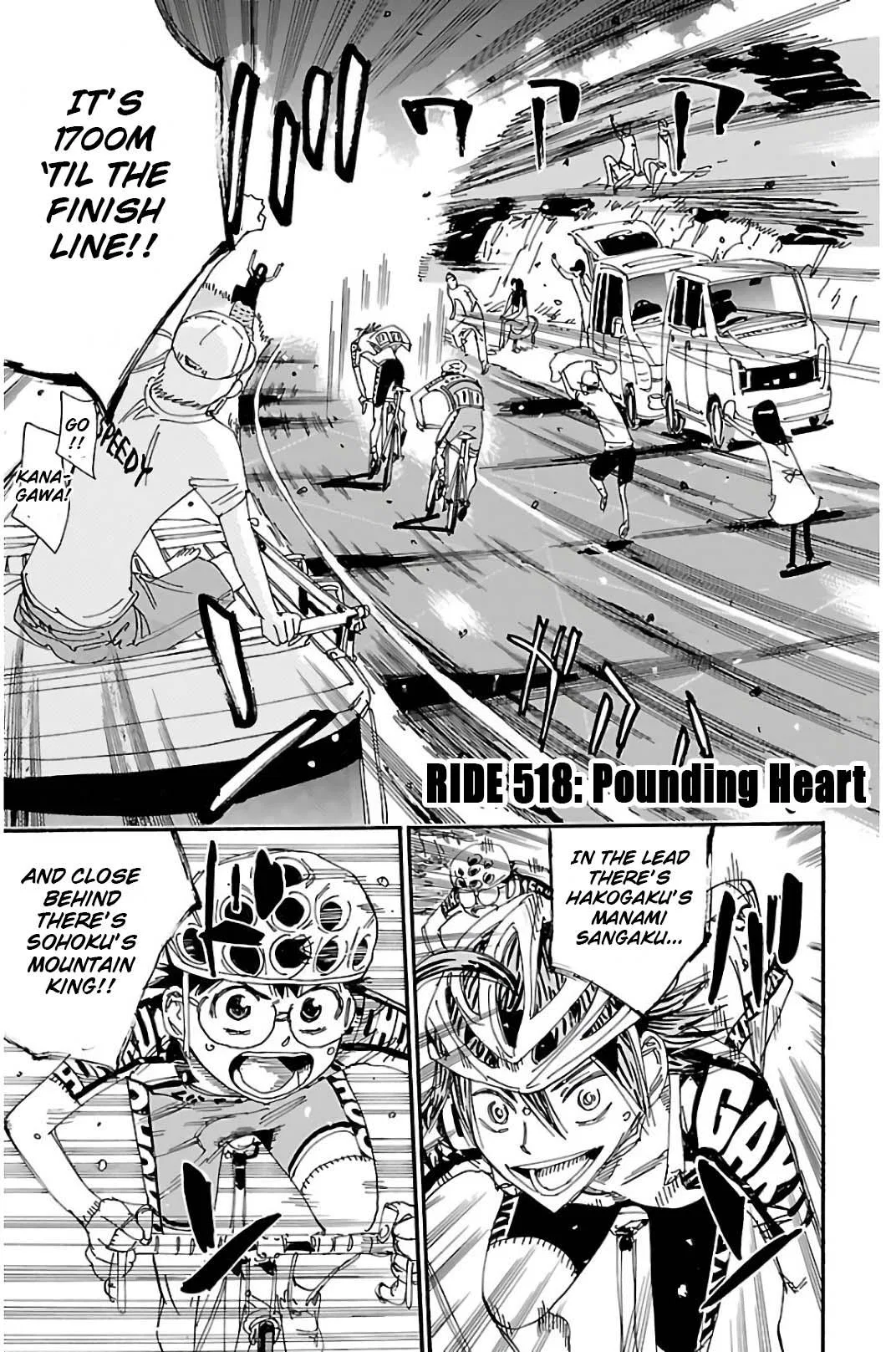 Yowamushi Pedal Chapter 518 – Page 1