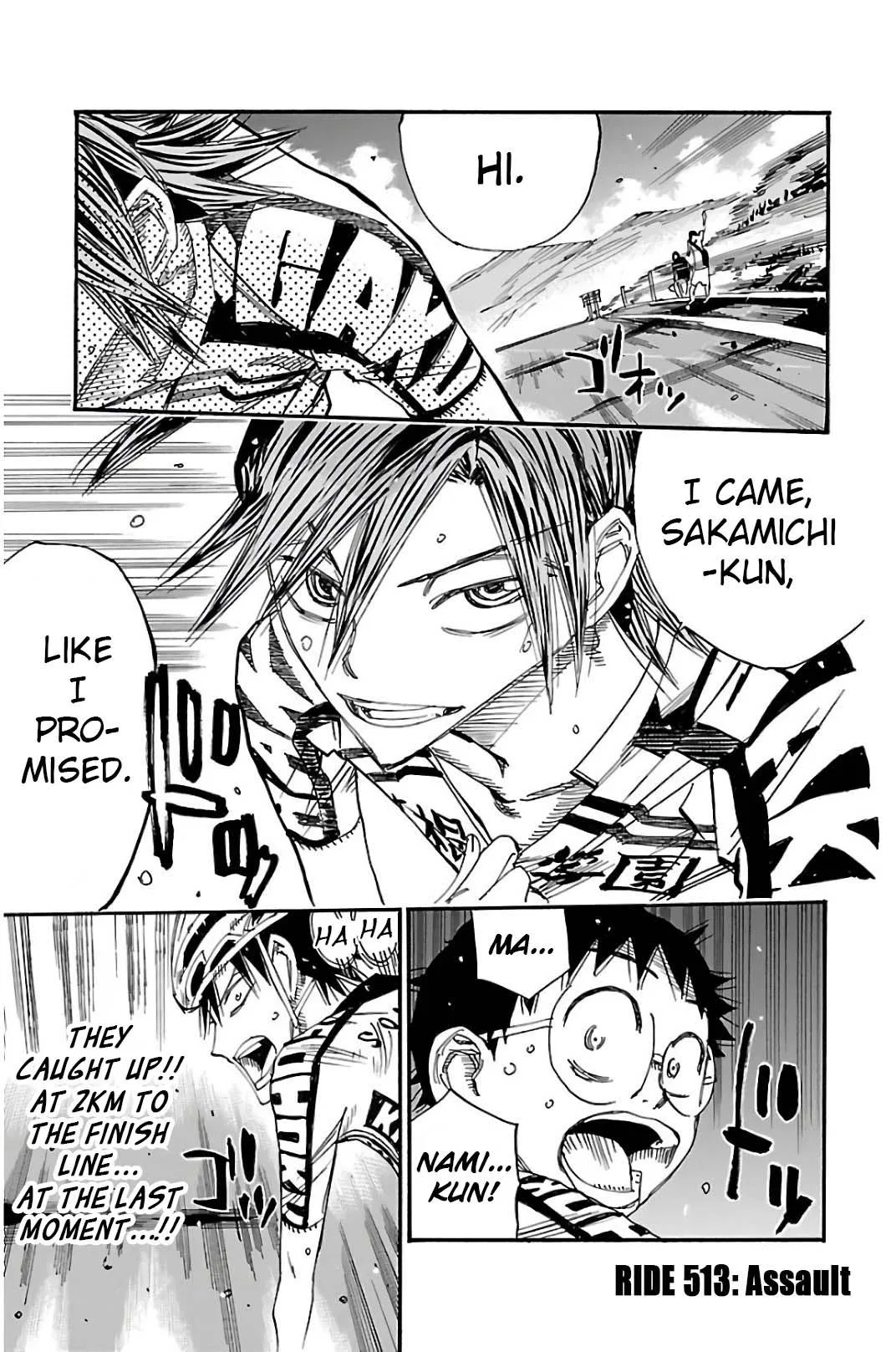 Yowamushi Pedal Chapter 513 – Page 1