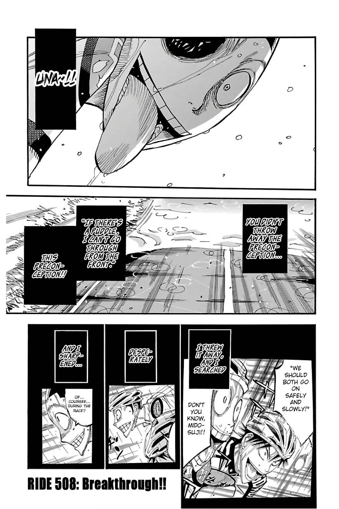 Yowamushi Pedal Chapter 508 – Page 1