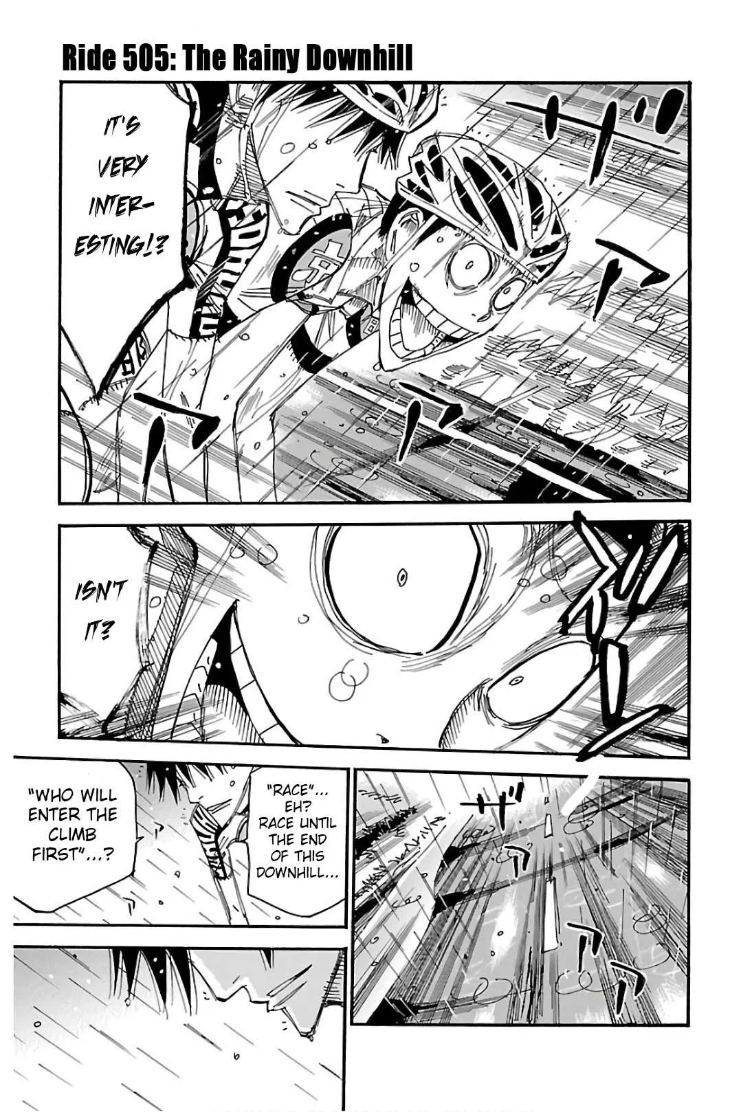 Yowamushi Pedal Chapter 505 – Page 1