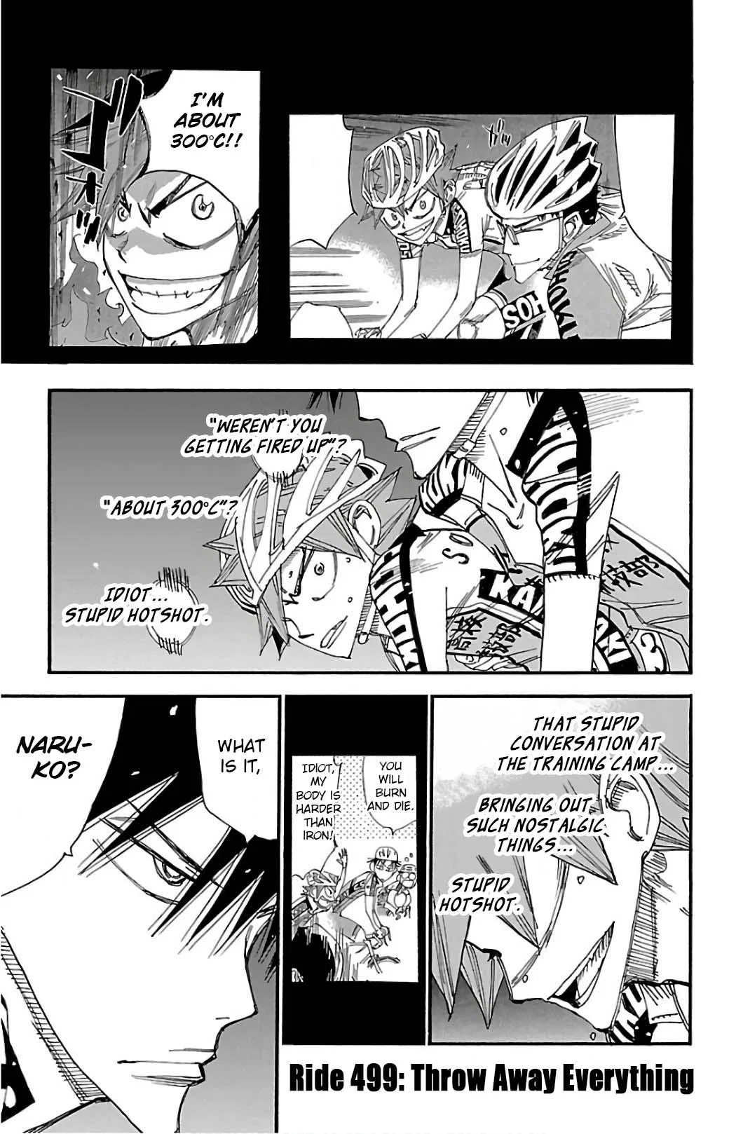 Yowamushi Pedal Chapter 499 – Page 1