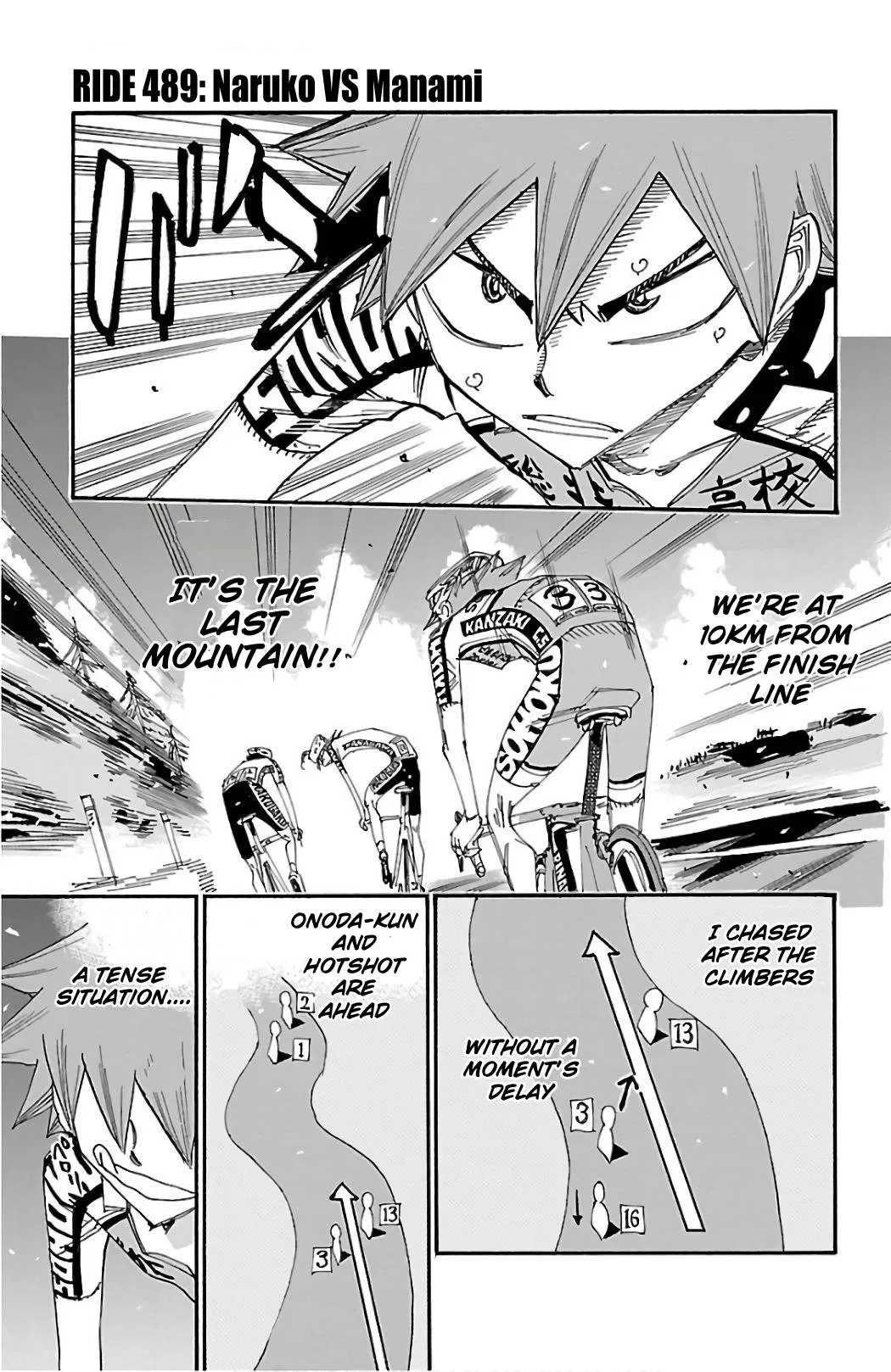 Yowamushi Pedal Chapter 489 – Page 1