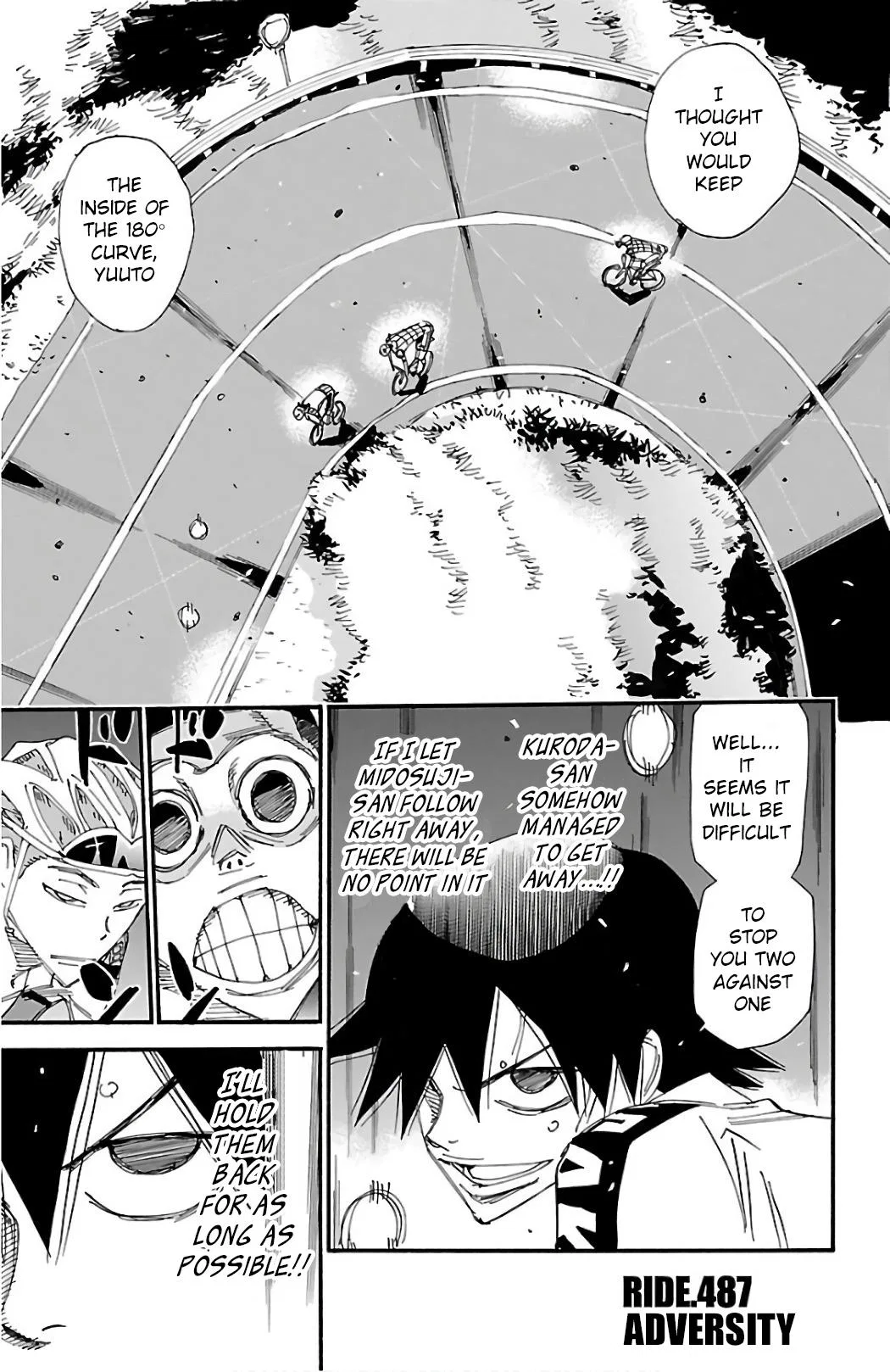 Yowamushi Pedal Chapter 487 – Page 1