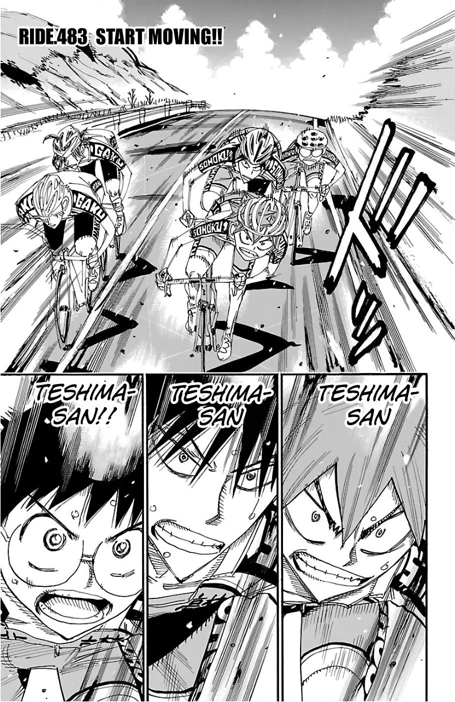 Yowamushi Pedal Chapter 483 – Page 1