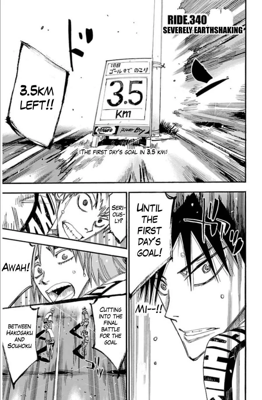 Yowamushi Pedal Chapter 340 – Page 1