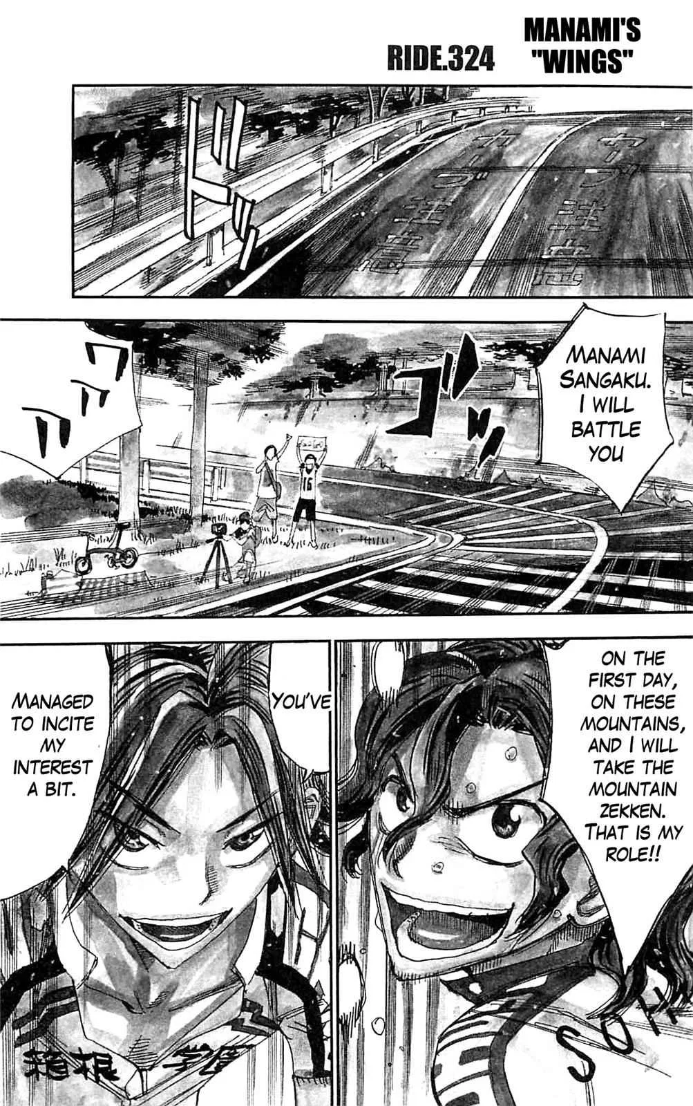 Yowamushi Pedal Chapter 324 – Page 1