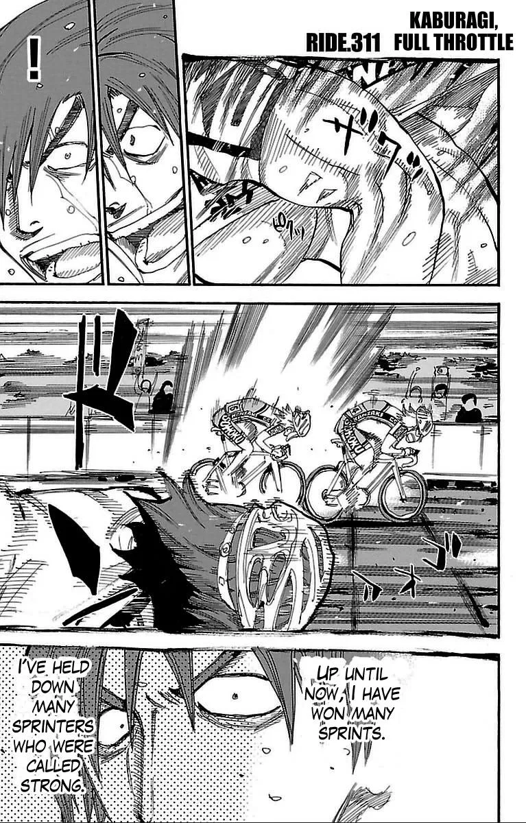 Yowamushi Pedal Chapter 311 – Page 1