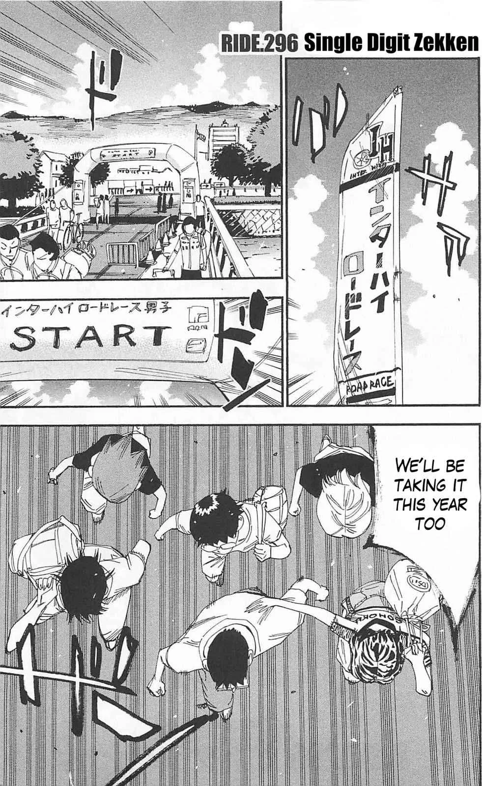 Yowamushi Pedal Chapter 296 – Page 1