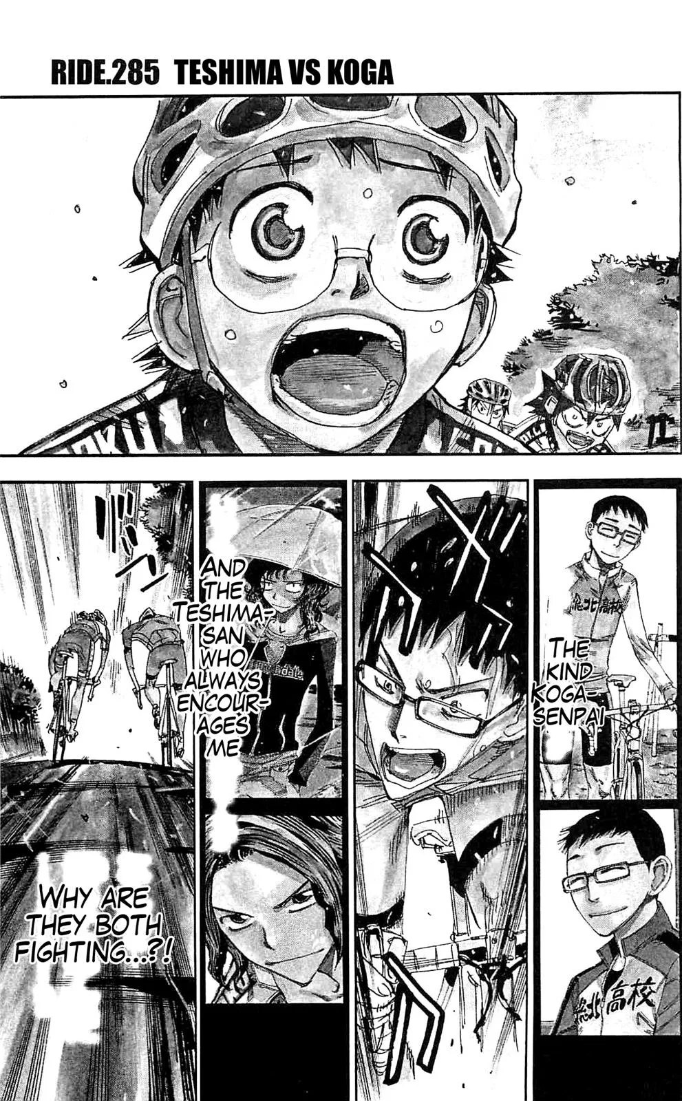 Yowamushi Pedal Chapter 285 – Page 1