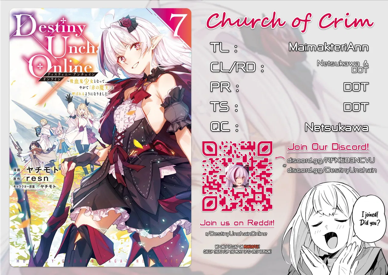 Destiny Unchain Online: Kyuuketsuki Shoujo to natte, Yagate "Aka no Maou" to Yobareru you ni narimashita Chapter 57 – Page 1