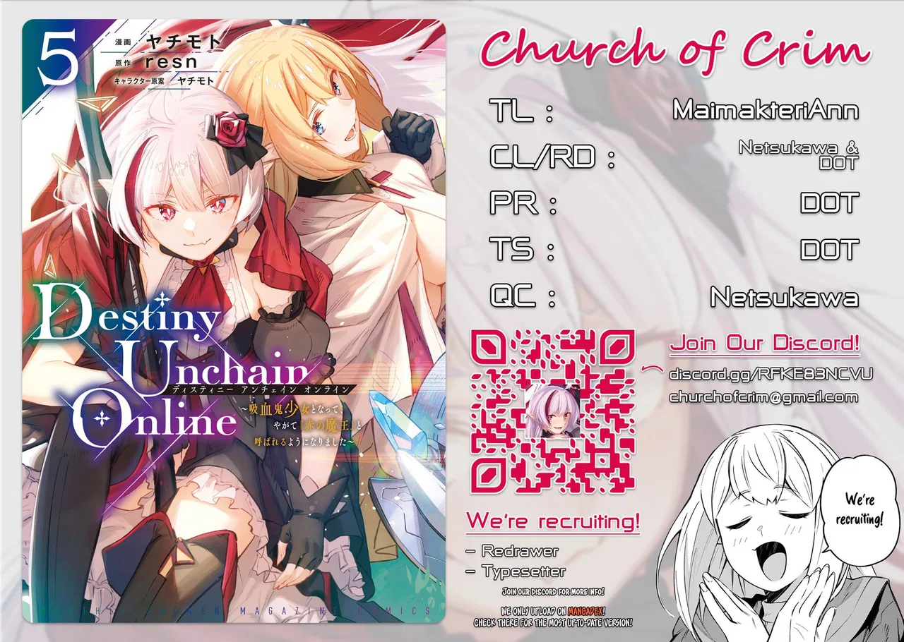 Destiny Unchain Online: Kyuuketsuki Shoujo to natte, Yagate "Aka no Maou" to Yobareru you ni narimashita Chapter 37 – Page 1