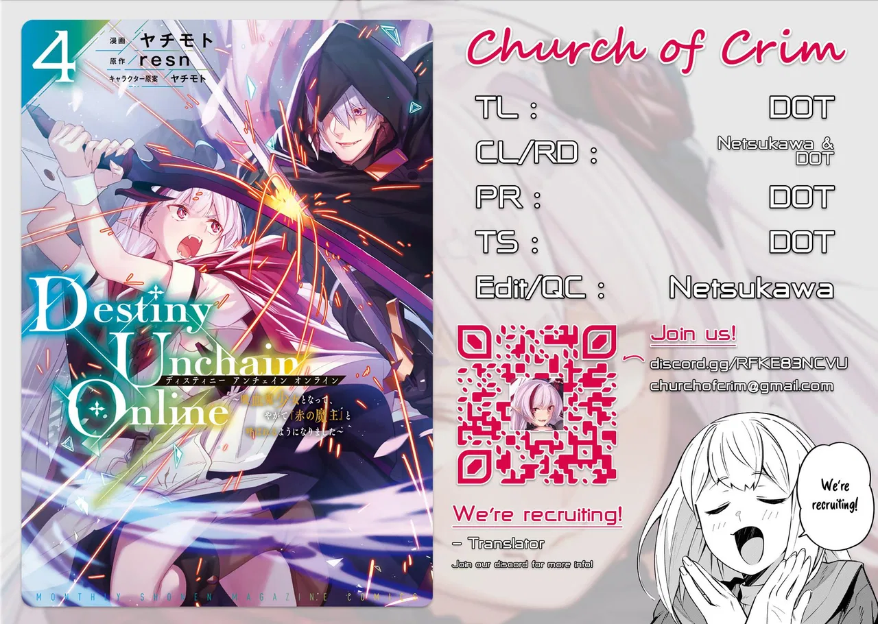 Destiny Unchain Online: Kyuuketsuki Shoujo to natte, Yagate "Aka no Maou" to Yobareru you ni narimashita Chapter 33 – Page 1