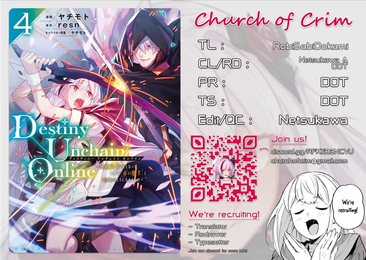 Destiny Unchain Online: Kyuuketsuki Shoujo to natte, Yagate "Aka no Maou" to Yobareru you ni narimashita Chapter 29 – Page 1