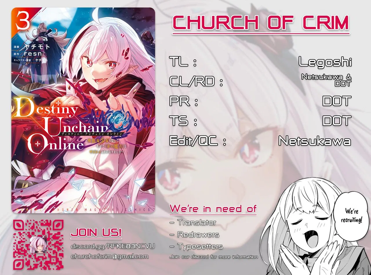 Destiny Unchain Online: Kyuuketsuki Shoujo to natte, Yagate "Aka no Maou" to Yobareru you ni narimashita Chapter 24 – Page 1