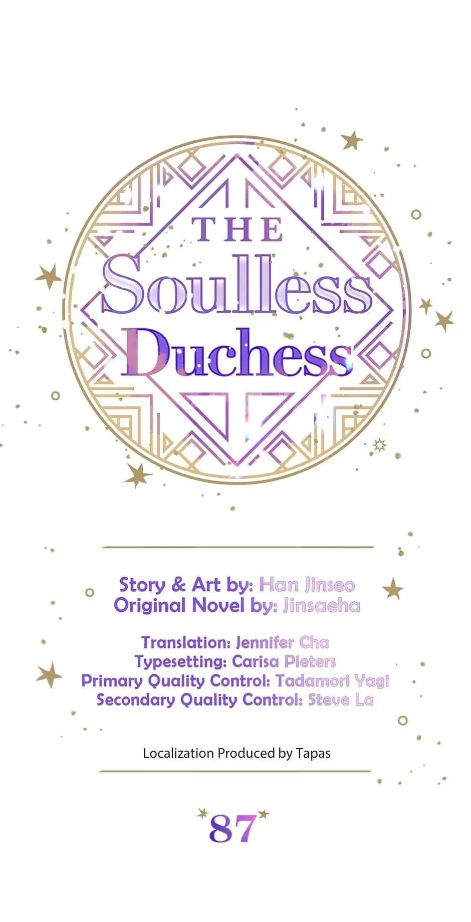 The Duchess With an Empty Soul Chapter 87 – Page 1