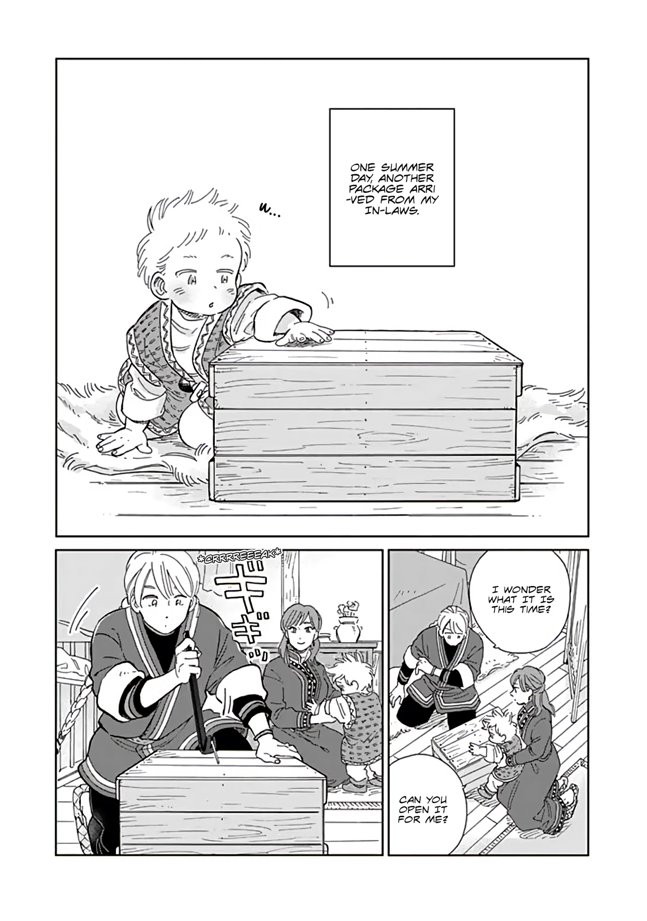 Hokuo Kizoku to Moukinzuma no Yukiguni Karigurashi Chapter 90 – Page 1