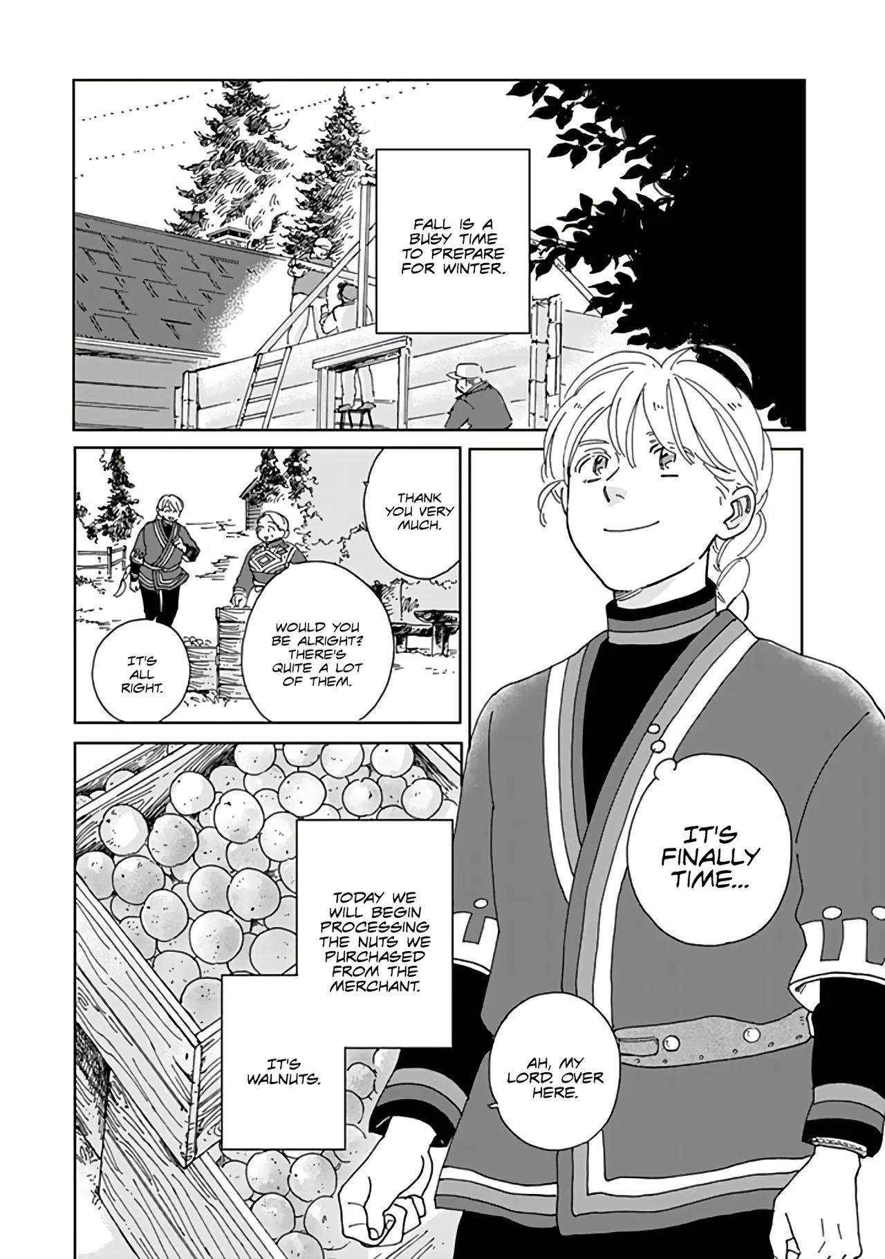 Hokuo Kizoku to Moukinzuma no Yukiguni Karigurashi Chapter 69 – Page 1