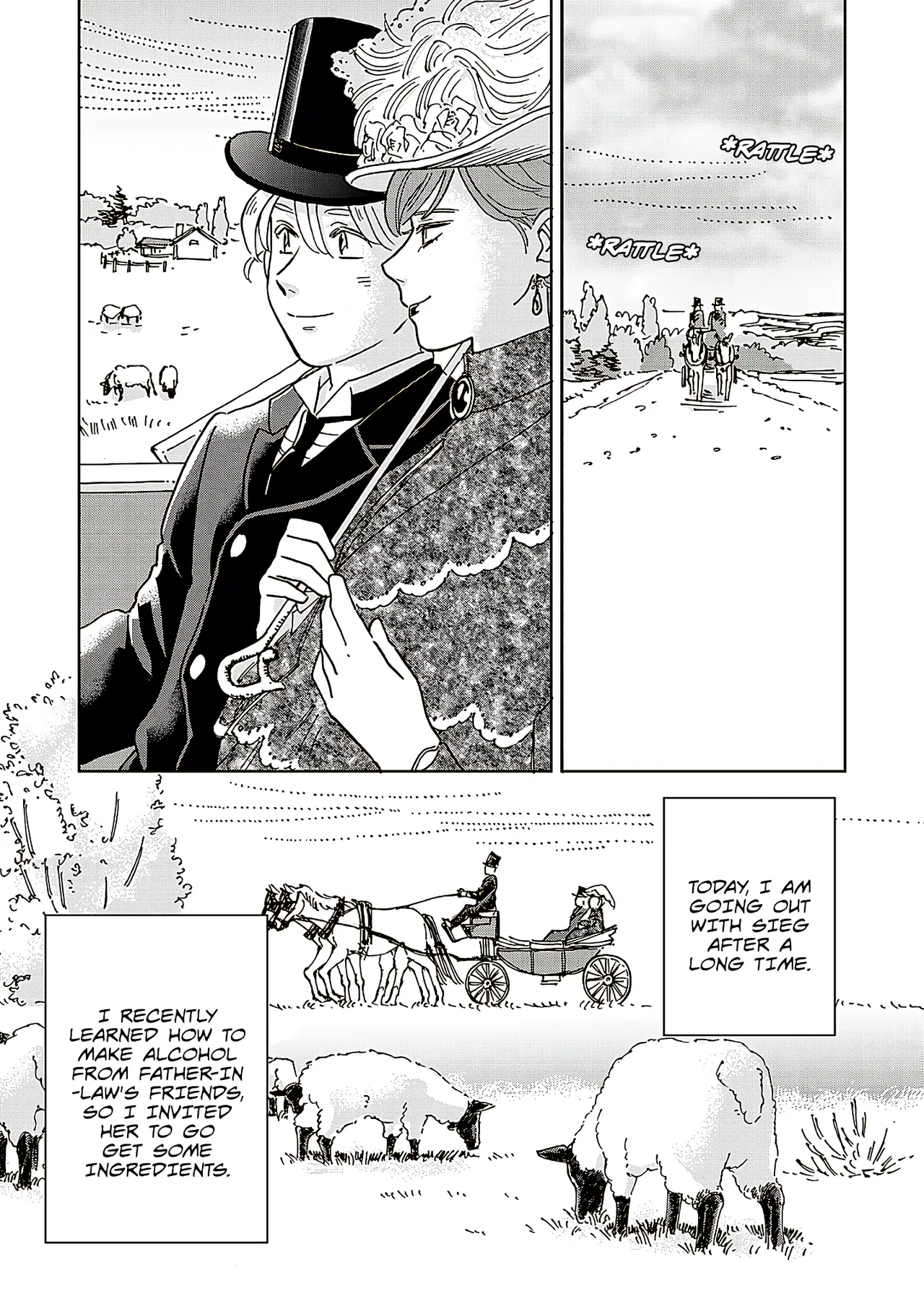 Hokuo Kizoku to Moukinzuma no Yukiguni Karigurashi Chapter 57 – Page 1