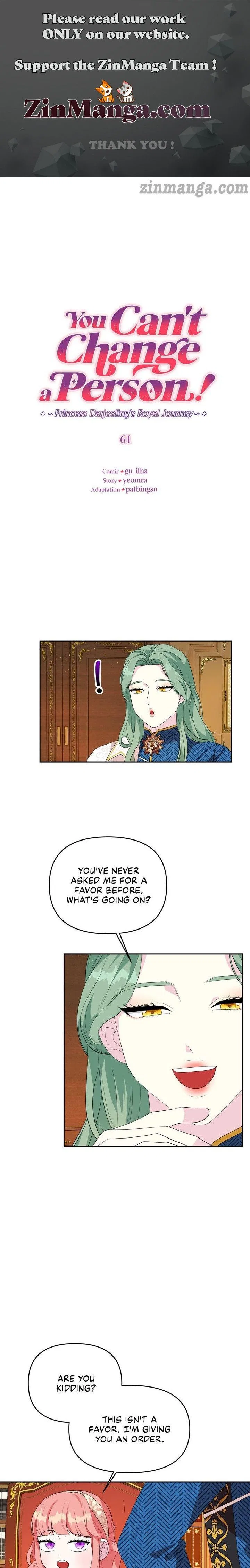 You Can’t Change A Person! Chapter 61 – Page 1