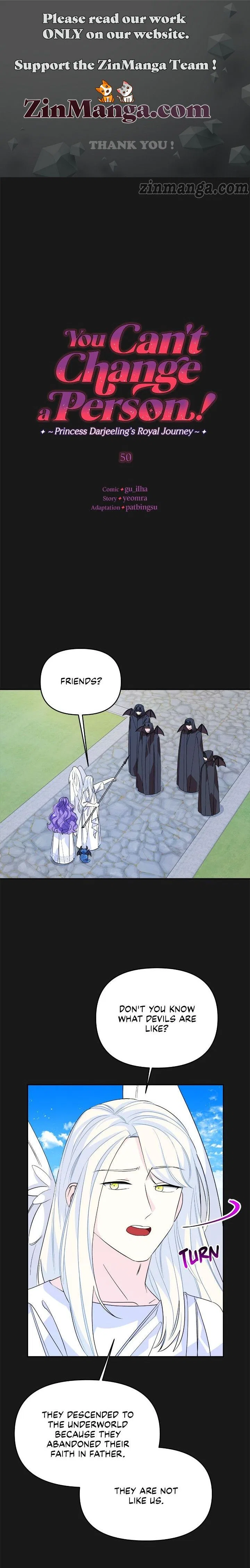 You Can’t Change A Person! Chapter 50 – Page 1