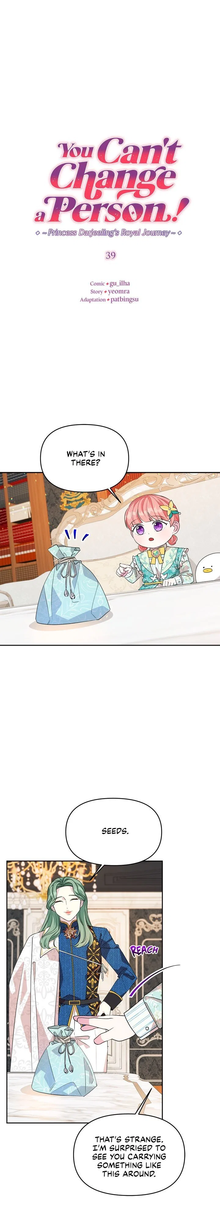 You Can’t Change A Person! Chapter 39 – Page 1