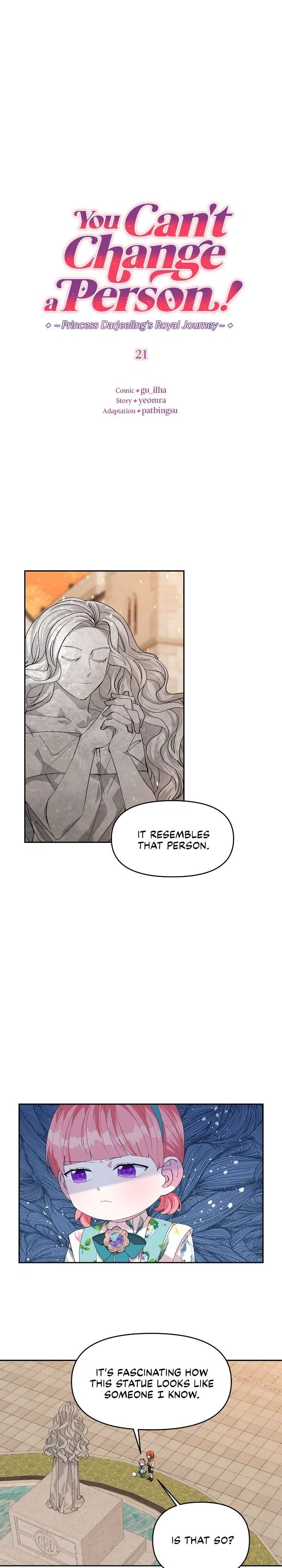 You Can’t Change A Person! Chapter 21 – Page 1