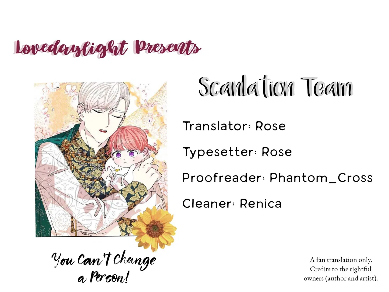 You Can’t Change A Person! Chapter 18 – Page 51