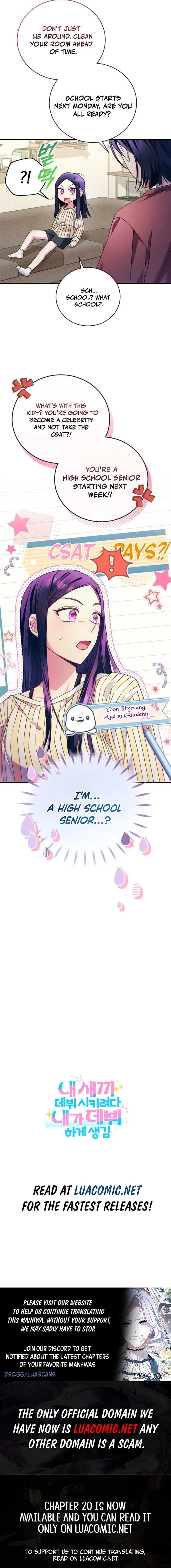 I Tried to Debut My Kid, But Ended Up Debuting Myself Chapter 11 – Page 10