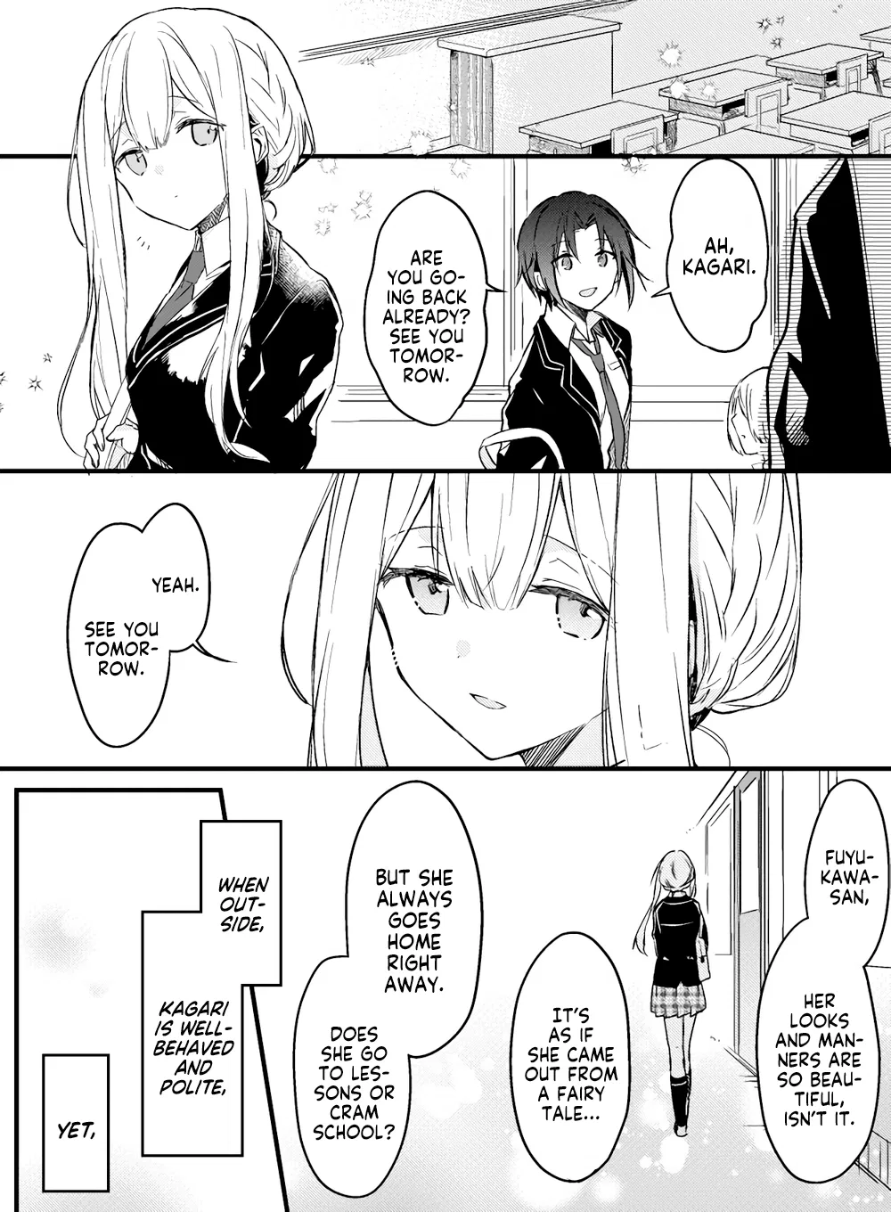 Hakanai Kimi wa Moukou wo Hajimeru Chapter 4 – Page 1