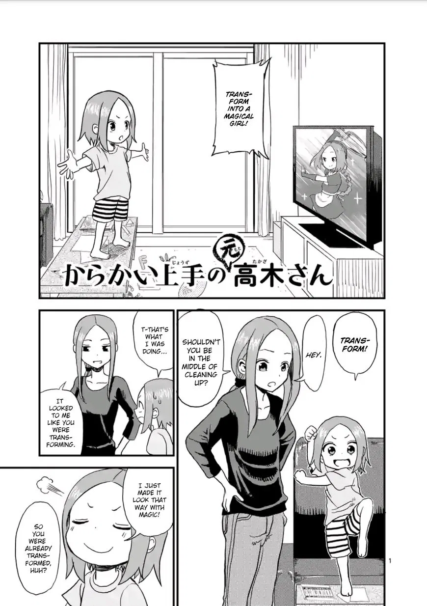 Karakai Jouzu no (Moto) Takagi-san manga Chapter 4 – Page 1