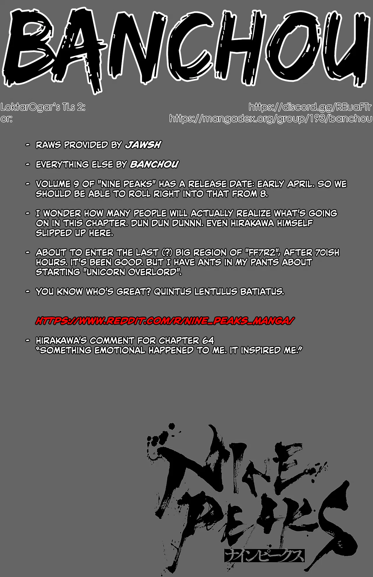 NINE PEAKS Chapter 64 – Page 1