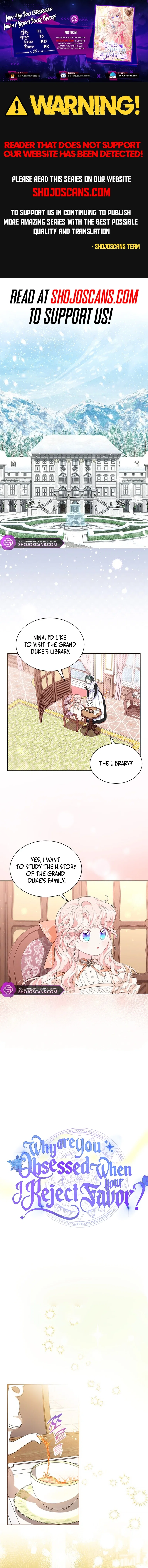 Why Are You Obsessed When I Reject Your Favor Chapter 25 – Page 1