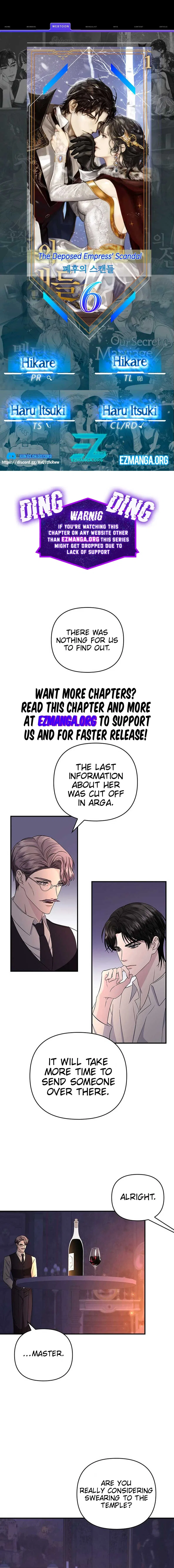 The Deposed Empress’ Scandal Chapter 6 – Page 1
