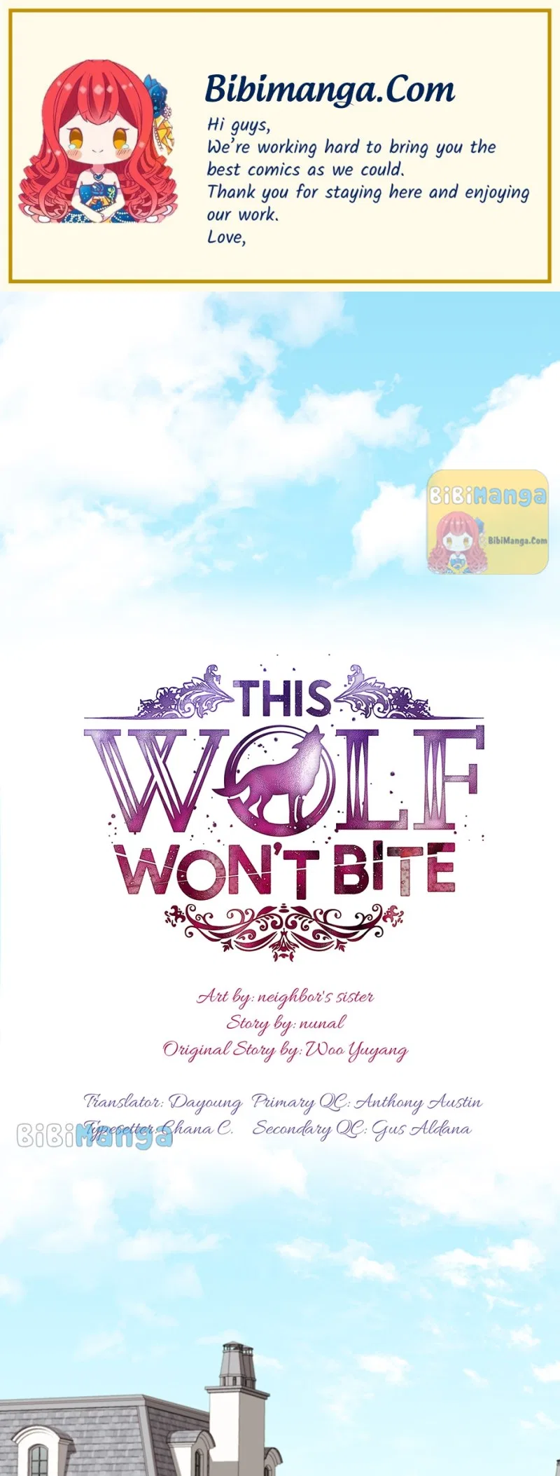 I’m a Wolf, but I Won’t Harm You Chapter 68 – Page 1