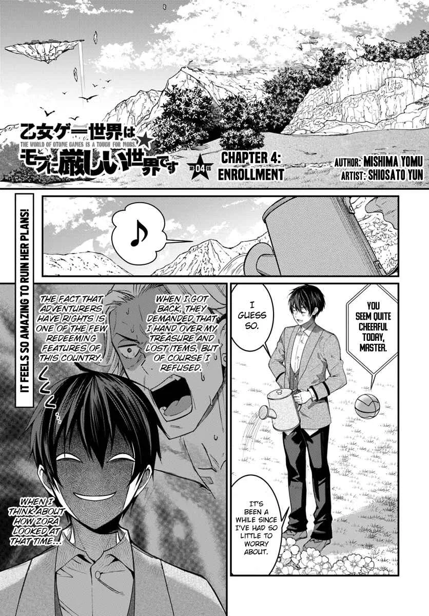 Otomege Sekai wa Mob ni Kibishii Sekai desu Chapter 4 – Page 2