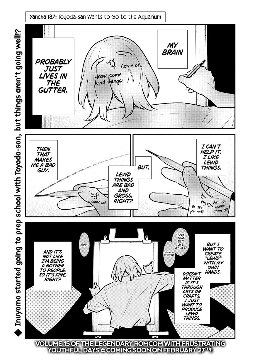 Yancha Gal no Anjou-san Chapter 187 – Page 1