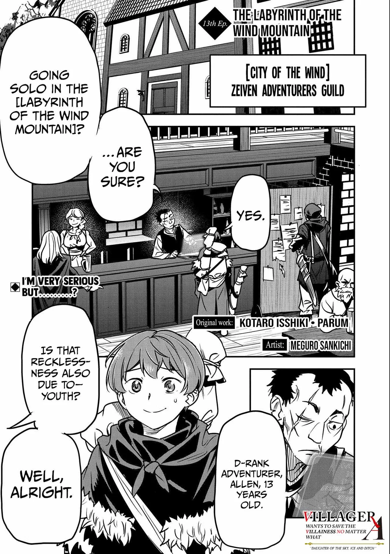 Villager A Wants to Save the Villainess no Matter What! Chapter 13 – Page 1